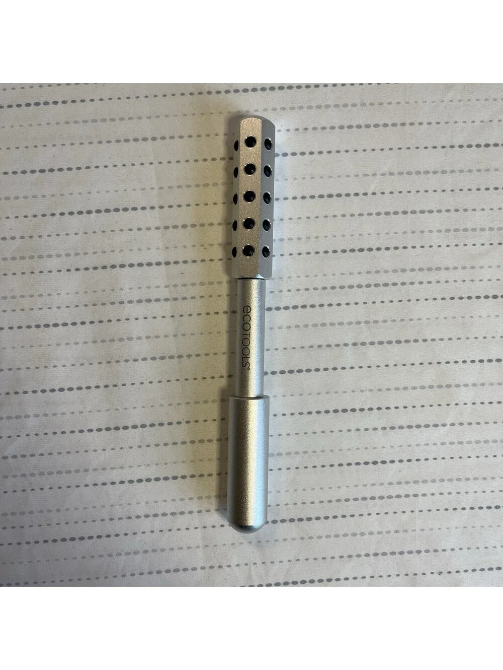 EcoTools Silver Textured Face Roller for Depuffing & Lymphatic Drainage